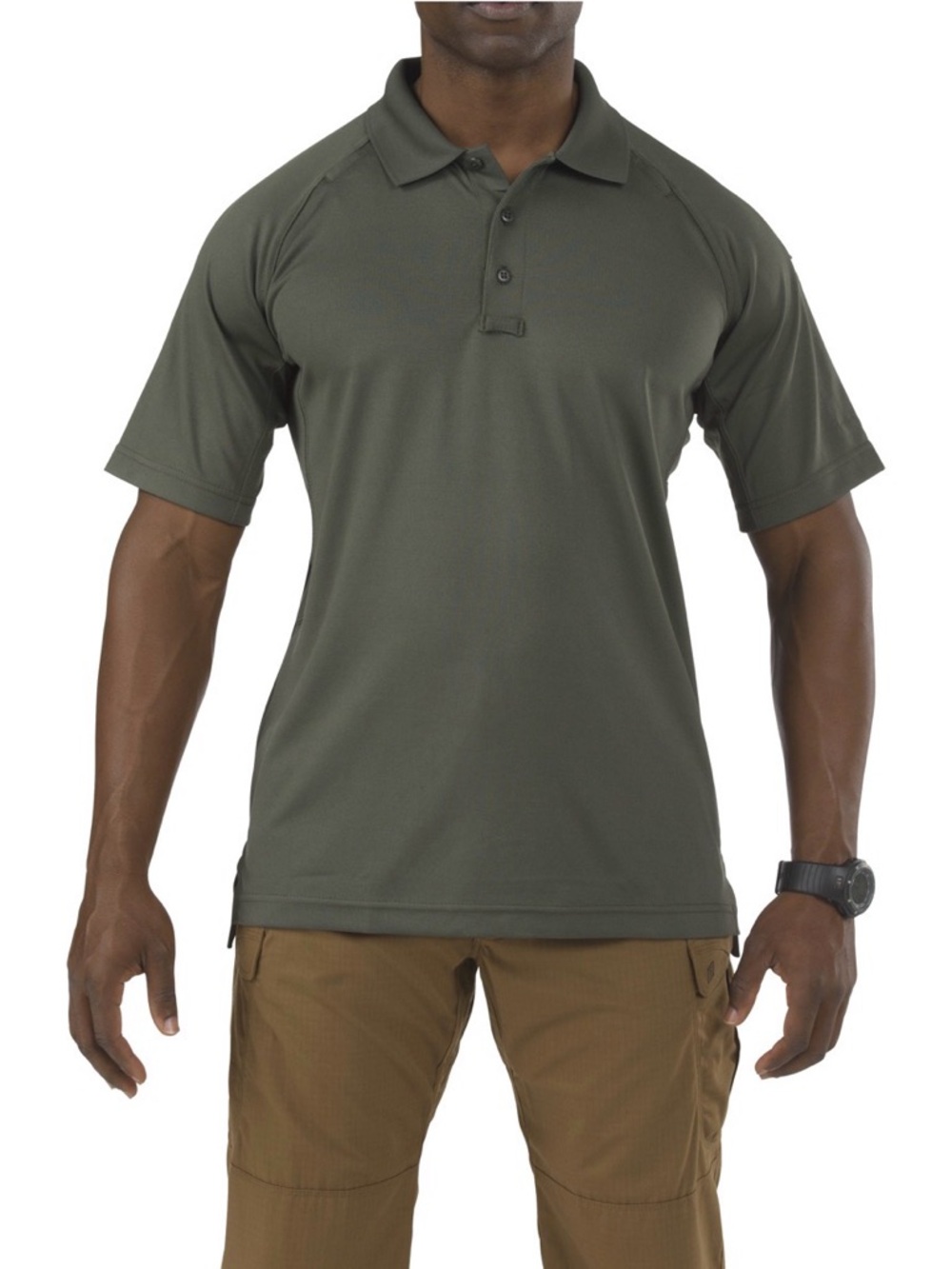 5.11 Tactical Olive Green Short-Sleeve Polo
